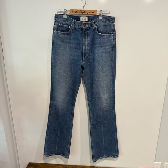 AGOLDE Vintage Hi-Rise Flare Jeans - Picture 2 of 9